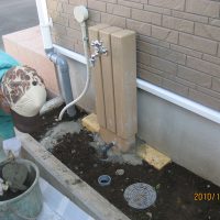 サムネイル：散水栓から立水栓　交換工事 画像